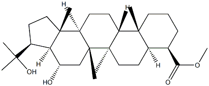 16β,22-Dihydroxyhopan-23-oic acid,5056-37-1,结构式
