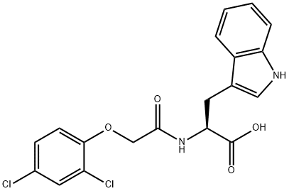 Nα-[(2,4-Dichlorophenoxy)acetyl]-L-tryptophan Structure