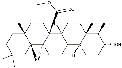 3α-ヒドロキシ-D:A-フリードオレアナン-26-酸 化学構造式