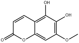 2H-1-Benzopyran-2-one,5,6-dihydroxy-7-methoxy-(9CI) Structure