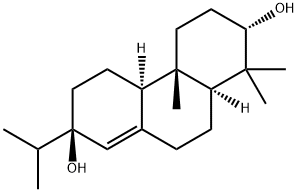 (5β,9β,10α,13R)-Abiet-8(14)-ene-3β,13-diol Struktur