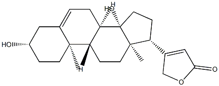 3β,14-Dihydroxycarda-5,20(22)-dienolide, 508-92-9, 结构式