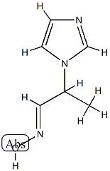 1H-Imidazole-1-acetaldehyde,alpha-methyl-,oxime,[C(E)]-(9CI) 化学構造式