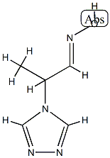 4H-1,2,4-Triazole-4-acetaldehyde,alpha-methyl-,oxime,[C(E)]-(9CI) Structure