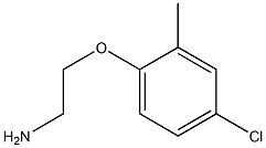 2-(4-chloro-2-methylphenoxy)ethanamine Struktur