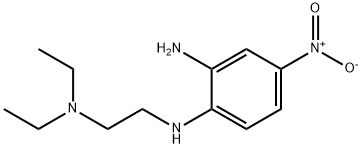 1-N-[2-(DIETHYLAMINO)ETHYL]-4-NITROBENZENE-1,2-DIAMINE Struktur