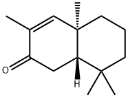 (4aR)-4a,5,6,7,8,8aβ-Hexahydro-3,4a,8,8-tetramethylnaphthalen-2(1H)-one Structure