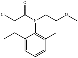 Chloricsysnic acid 2-methyl-6-ethyl-N-ethoxymethylanilide Struktur