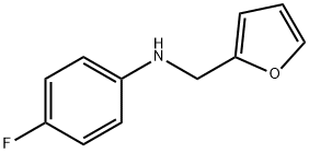 4-fluoro-N-(furan-2-ylmethyl)aniline Structure