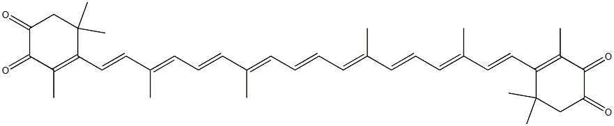 虾红素, 514-76-1, 结构式