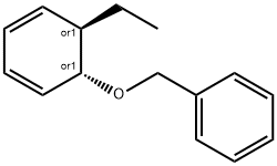 Benzene, [[[(1R,6R)-6-ethyl-2,4-cyclohexadien-1-yl]oxy]methyl]-, rel- (9CI),514854-11-6,结构式