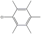 1-Chloro-2,3,4,5,6-pentamethylbenzene Structure