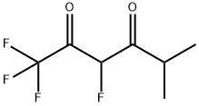 2,4-Hexanedione,1,1,1,3-tetrafluoro-5-methyl-(9CI),515845-03-1,结构式