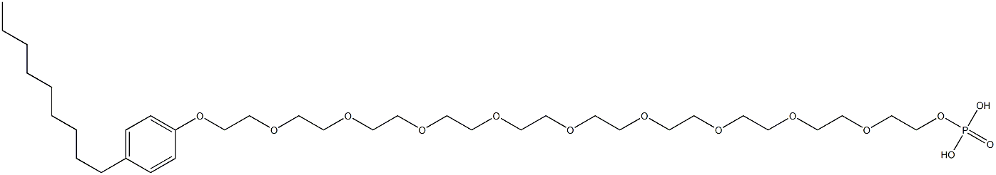 ノノキシノール－１０リン酸 化学構造式