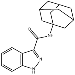 N-Tricyclo[3.3.1.13,7]dec-1-yl-1H-Indazole-3-carboxaMide,516445-83-3,结构式