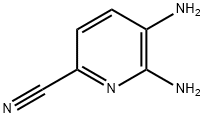 2-Pyridinecarbonitrile,5,6-diamino-(9CI) Structure