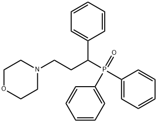 Diphenyl[α-(2-morpholinoethyl)benzyl]phosphine oxide,51713-17-8,结构式