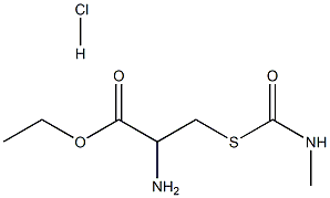 L-Cysteine, ethyl ester, methylcarbamate (ester),monohydrochloride|