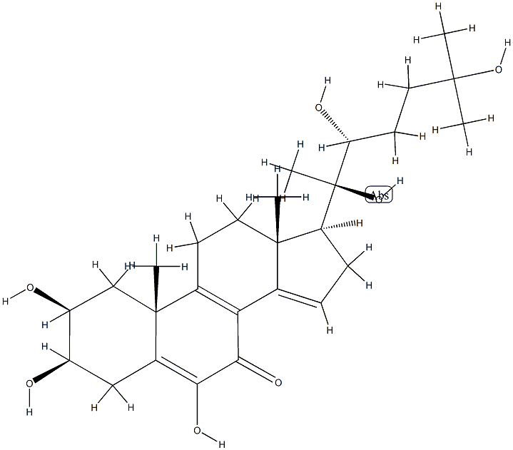 Calonysterone,51787-31-6,结构式