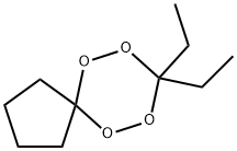 6,7,9,10-Tetraoxaspiro[4.5]decane,8,8-diethyl-(9CI) 化学構造式