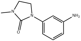 1-(3-AMINOPHENYL)-3-METHYLIMIDAZOLIDIN-2-ONE, 517918-82-0, 结构式