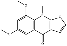 异斑点沸林草碱, 518-96-7, 结构式