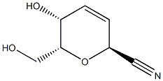 D-lyxo-Hept-3-enononitrile, 2,6-anhydro-3,4-dideoxy- (9CI),518046-77-0,结构式