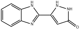 3H-Pyrazol-3-one,5-(1H-benzimidazol-2-yl)-1,2-dihydro-(9CI) Struktur