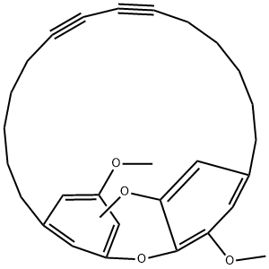 51852-20-1 5,24,25-Trimethoxy-2-oxatricyclo[20.2.2.13,7]heptacosa-3,5,7(27),22,24(1),25-hexene-13,15-diyne