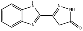 3H-Pyrazol-3-one,5-(1H-benzimidazol-2-yl)-2,4-dihydro-(9CI) Struktur
