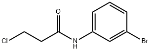 N-(3-bromophenyl)-3-chloropropanamide Structure