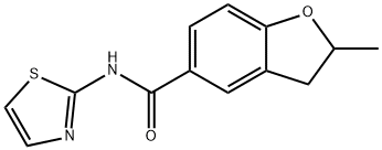 5-Benzofurancarboxamide,2,3-dihydro-2-methyl-N-2-thiazolyl-(9CI)|