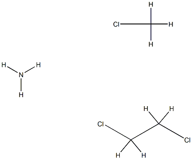 Ethane, 1,2-dichloro-, polymer with ammonia, compd. with chloromethane Structure