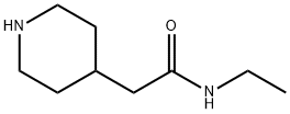 N-ethyl-2-piperidin-4-ylacetamide Struktur