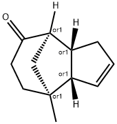 4,8-Methanoazulen-5(3H)-one,3a,4,6,7,8,8a-hexahydro-8-methyl-,(3aR,4R,8S,8aS)-rel-(9CI) Struktur