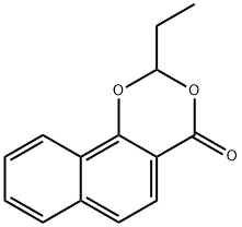 4H-Naphtho[1,2-d]-1,3-dioxin-4-one,2-ethyl-(9CI) Structure