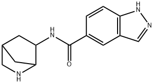 1H-Indazole-5-carboxamide,N-2-azabicyclo[2.2.1]hept-6-yl-(9CI) Struktur