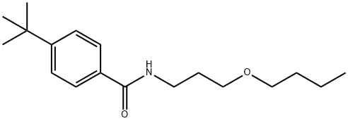 N-(3-butoxypropyl)-4-tert-butylbenzamide Structure