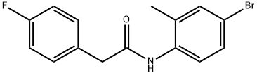 N-(4-bromo-2-methylphenyl)-2-(4-fluorophenyl)acetamide Struktur