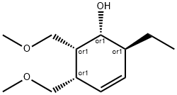 3-Cyclohexen-1-ol,2-ethyl-5,6-bis(methoxymethyl)-,(1R,2S,5S,6R)-rel-(9CI),522603-79-8,结构式