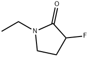 2-Pyrrolidinone,1-ethyl-3-fluoro-(9CI) 结构式