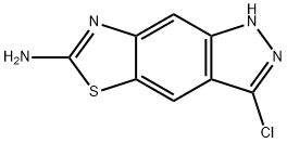 1H-Pyrazolo[3,4-f]benzothiazol-6-amine,3-chloro-(9CI) Structure