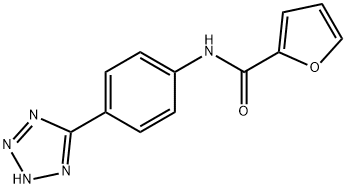 2-Furancarboxamide,N-[4-(1H-tetrazol-5-yl)phenyl]-(9CI) Struktur