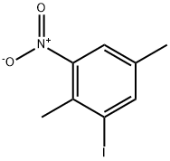 2-Iodo-6-nitro-1,4-xylene Struktur