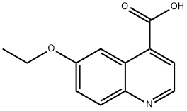4-Quinolinecarboxylicacid,6-ethoxy-(9CI),525-39-3,结构式