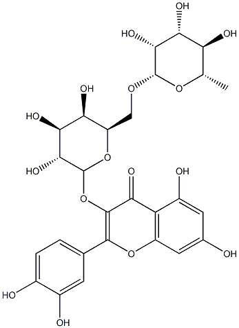 Quercetin 3-O-robibioside Structure