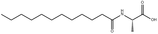 N-月桂酰-L-丙氨酸, 52558-74-4, 结构式
