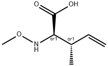 4-Pentenoicacid,2-(methoxyamino)-3-methyl-,(2R,3S)-rel-(9CI) 化学構造式