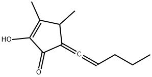 2-Cyclopenten-1-one,2-hydroxy-3,4-dimethyl-5-(1-pentenylidene)-(9CI),526201-83-2,结构式