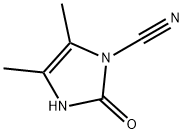 1H-Imidazole-1-carbonitrile,2,3-dihydro-4,5-dimethyl-2-oxo-(9CI) Structure